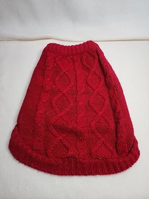 Abrigos suéter Top Paw Dog rojo brillante medianos Foto 1 de 3