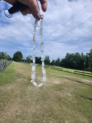  Collar de colección de piedras preciosas ásperas de cristal de piedra lunar o Herkamer fotos en C Foto 1 de 4