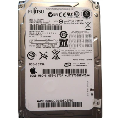 Fujitsu MHW2080BH PL CA06820-B39200AP 07FF4B-0081001C 655-1373A 2.5" 80gb Sata - Image 1 of 3