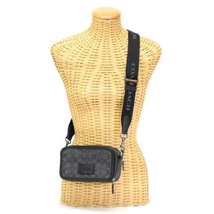 [AB Rank] Coach Wyatt Crossbody Bag Signature Canbus PVC / Smooth Calf Leather - Bild 1 von 15