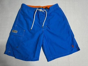 Polo by Ralph Lauren Blue & Orange Board Swim Shorts Mens Size XS w/ Pockets EUC - Picture 1 of 7