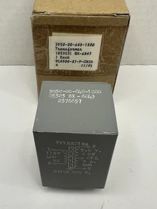 5950-00-648-1880, transformador de potencia, 85323, BX6843 excedente militar nuevo en stock 1987 - Imagen 1 de 9