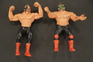 VTG 1980'S TITAN SPORTS LJN WWF THE ROAD WARRIORS 7.5" CUSTOMIZED ACTION FIGURES - Picture 1 of 3