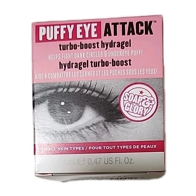 Hidragel para ojos Soap & Glory Puffy Eye Attack Turbo-Boost 14 ml (0,47 fl. Oz) Foto 1 de 4