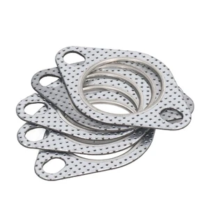 5Pcs 2in Exhaust Pipe Flange Gasket High Temp Resistance For Turbo Manifold - Bild 1 von 22
