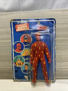 Vintage 1979 Mego Marvel Fantastic Four: Human Torch French Card - Picture 1 of 11