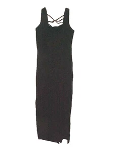 D.B.Y. Ltd Damengröße 7 schwarzes Kleid Abend volle Länge sexy hinten offen Pailletten - Bild 1 von 10