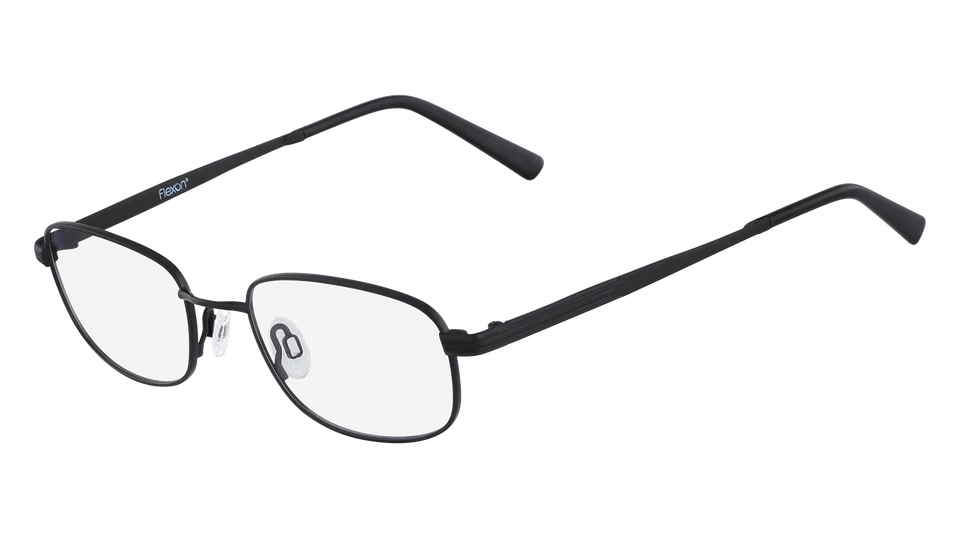 FLEXON FLEXON CLARK 600 001 (001) BLACK CHROME 52/19/140 MALE Eyewear Frame - Image 1 of 1