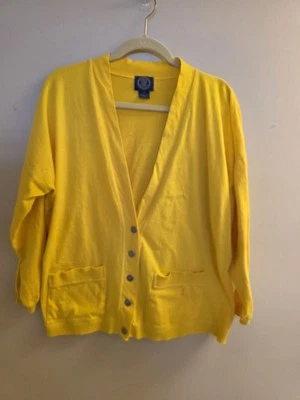 Cárdigan amarillo vintage Gap años 90 mediano Foto 1 de 4