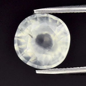 💎 Cuscino 2,33ct 8x8mm Prehnite Verde Chiaro Naturale - Pietra Preziosa Africa - Foto 1 di 4