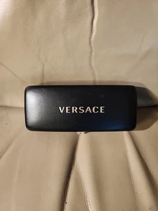 Versace Sunglasses Eyeglasses Case Only Hardcase Clamshell Black - Picture 1 of 5