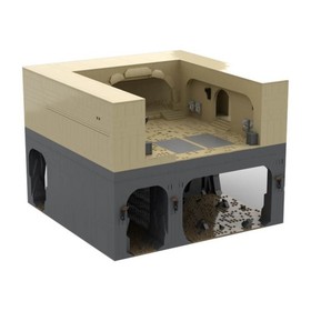 MOC-102310 UCS Castle Palace Throne Room 1:1 Sci-fi Scene Model 4017 Piece