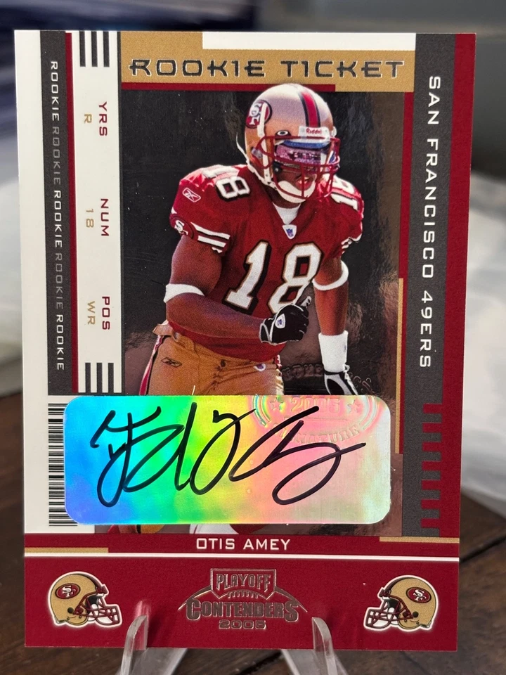 2005 Playoff Contenders #194 Otis Amey AU RC - Image 1 of 2