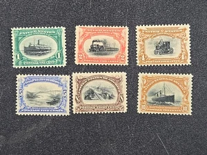 1901 U.S. Pan-American Expo COMPLETE SET Scott# 294-299 - MINT, Hinged stk#IZ1 - Picture 1 of 19