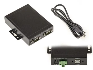 Converter RS232 For USB - 2 Ports Independants - Industrial - Rackabl - Picture 1 of 2