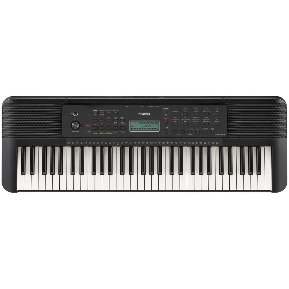 Yamaha PSRE283 61-Key Portable Keyboard With Power Adapter