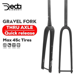 Gravel Road Bike Carbon Hard Fork Straight/Taper Tube Disc Brake Rigid Forks - Picture 1 of 21
