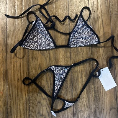 Nuevo sin etiquetas Conjunto de Bikini Wicked Weasel Zodiac Parte Superior M Parte Inferior S S S Súper Raro Foto 1 de 4