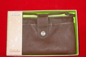 Cabela's Handgelenktasche passt Handy braun Leder Handtasche zu süß! NOS S68 - Bild 1 von 4