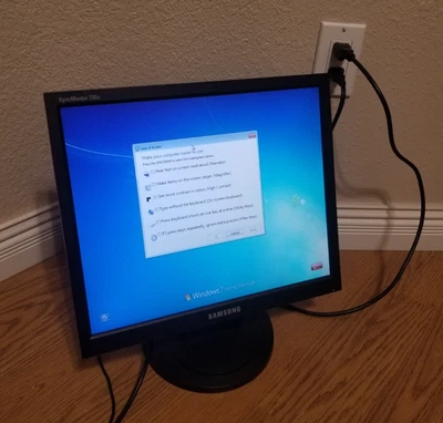 Samsung SyncMaster 720N 17in LCD Monitor screen display 1280x1024 5:4 - Image 1 of 3