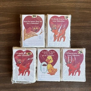 Vintage 1988 Olan Mills Inc 5 Packs of 36 Valentines Cards 180 Total, New~ Sears - Picture 1 of 1