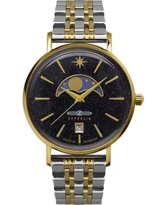 Zeppelin 8139M-3 Reloj Mujer Luna Fase Lunar 36mm 5ATM - Imagen 1 de 2