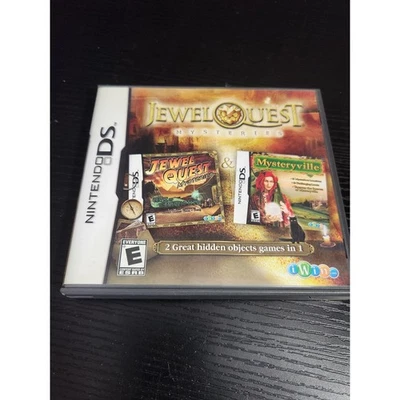 Jewel Quest Mysteries Nintendo DS Game 2 Hidden Objects Games In 1 Activision - Image 1 of 4