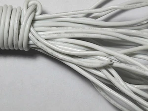 Cable de alambre blanco de alta tensión de silicona de silicona de 1 ft,10 KV DC 18AWG de 18 AWG láser Telsa de neón - Imagen 1 de 1