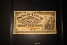 1900 Dominion of Canada 25 cent Shinplaster Courtney