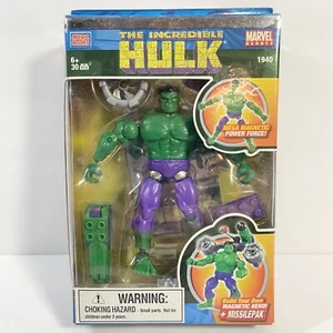 2006 Mega Bloks Magnetic Incredible Hulk Missile Pak #1940 (30pcs) 5” Figure - Picture 1 of 4