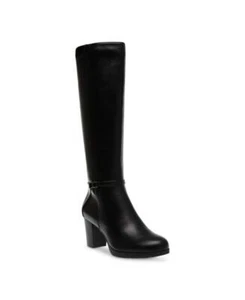 Anne Klein Women's Reachup Knee High Boots Round  Block Heel Slip Resistant S229 - Picture 1 of 4