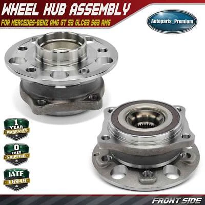 2x Conjunto de buje de cojinete de rueda delantera para Mercedes-Benz AMG GT 53 GLC63 S63 AMG Foto 1 de 4