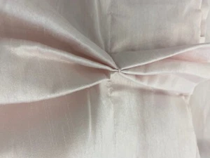 5 tende rosa semplicemente shabby chic pizzicato pieghe pannello foderato finta seta stile raso - Foto 1 di 3