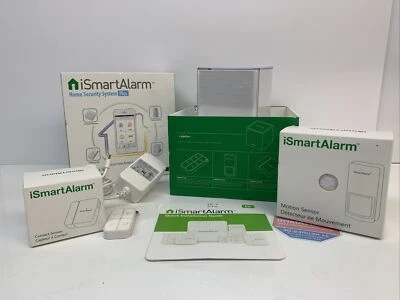 iSmartAlarm Wireless Smart Home Security System. Cube/remote Tag/motion/contact - Image 1 of 4