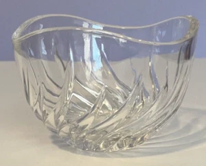 Mikasa Clear Cadence Swirl Crystal Glass Bowl - Germany - excellent condition - Bild 1 von 14