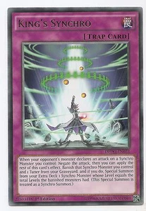 King's Synchro DPDG-EN034 Rare Yu-Gi-Oh Card Single/Playset 1st Edition New - Picture 1 of 3