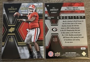 2014 SPx #42 D.J. Shockley Georgia Atlanta Falcons - Picture 1 of 1