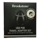 Brookstone Usb Pop Travel Adapter Set