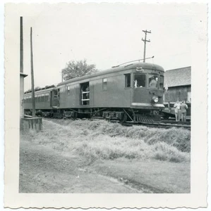 5D595 RP 1951 MONTREAL & SOUTH COUNTIES VAGONE FERROVIARIO #504 ST SESORE PQ - Foto 1 di 1