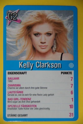 Kelly Clarkson - 2005 Top of the Pops card - published in Germany  - Bild 1 von 2