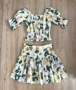 Dolce & Gabbana Camellia Twin Set IT 44 & 48 (ca. M - L) Rock Top Minikleid - Bild 1 von 12