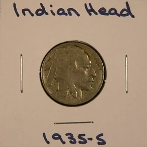 1935-S Buffalo "Indian Head" Nickel **Fine** - Bild 1 von 2