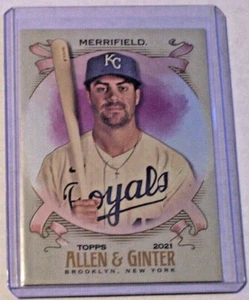 Tarjeta base plateada Topps Allen & Ginter 2021 Whit Merrifield #179 Royals - Imagen 1 de 1