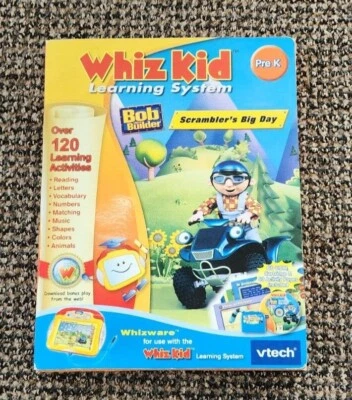 VTech Whiz Kid Learning System - Bob The Builder Scrambler's Big Day- SEALED - Image 1 of 2
