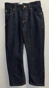 Levi's 511 Slim Fit Jeans Boys' Size 7 Regular Navy Adjustable Waist Pants Logo - Picture 1 of 5
