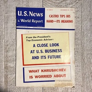 U S News & World Magazine December 18, 1961 - Bild 1 von 3