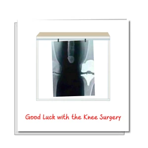 Knee Replacement Surgery Card Congratulations New Knee Funny Amusing Fun Recover - Picture 1 of 6