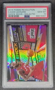 Kawhi Leonard 2019-20 Panini Revolution Shock Wave Galactic SSP PSA 10 pop 1 - Picture 1 of 2