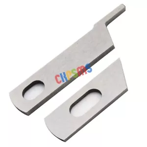 COLTELLO INFERIORE E SUPERIORE ADATTO PER BROTHER 640D,900D,920D,934D,PL1050 Viking 700 - Foto 1 di 2