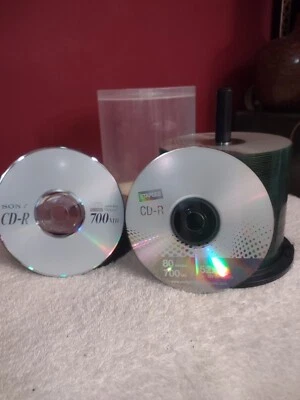 Sony CD-R blanks -700 MB Lot 27 Staples CD-R lot 81 Blank Media 700MB 52X 80Min  - Image 1 of 4